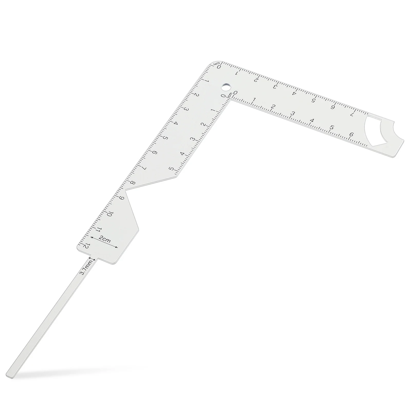 

Bookbinding Guide Metal Cover Making Stencil Flat Lightweight Ruler Multi-Functional Design for Book Cover Making Supplies Kit