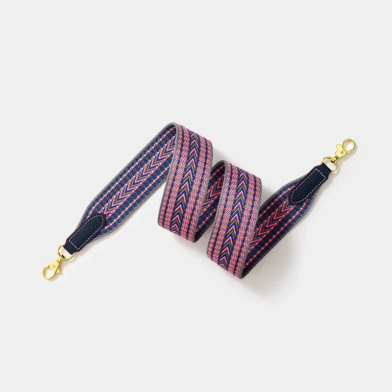 Pattern Hand Woven Wide Bag Strap For Hermes Kelly Herbag Evelyne Handbag Multi-Units Convert To a Single Shoulder Bag Accessory