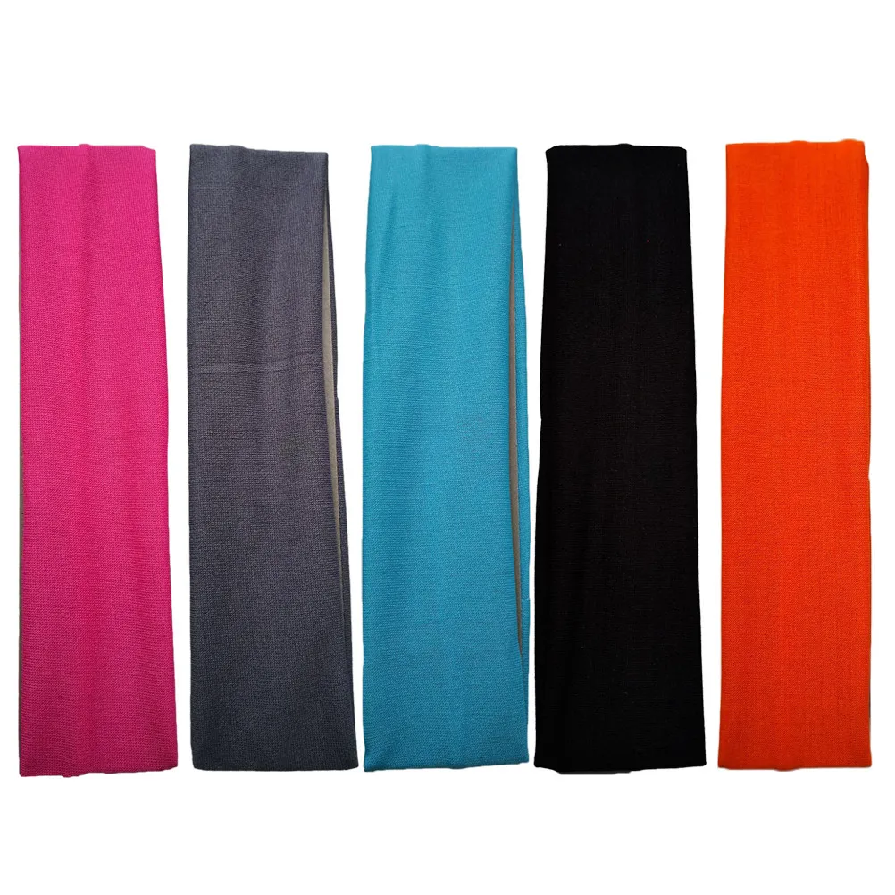 

10 шт. эластичных удобных женских повязок для волос для йоги, спорта, бега, тренировок, пилатеса, умывания и нанесения масок