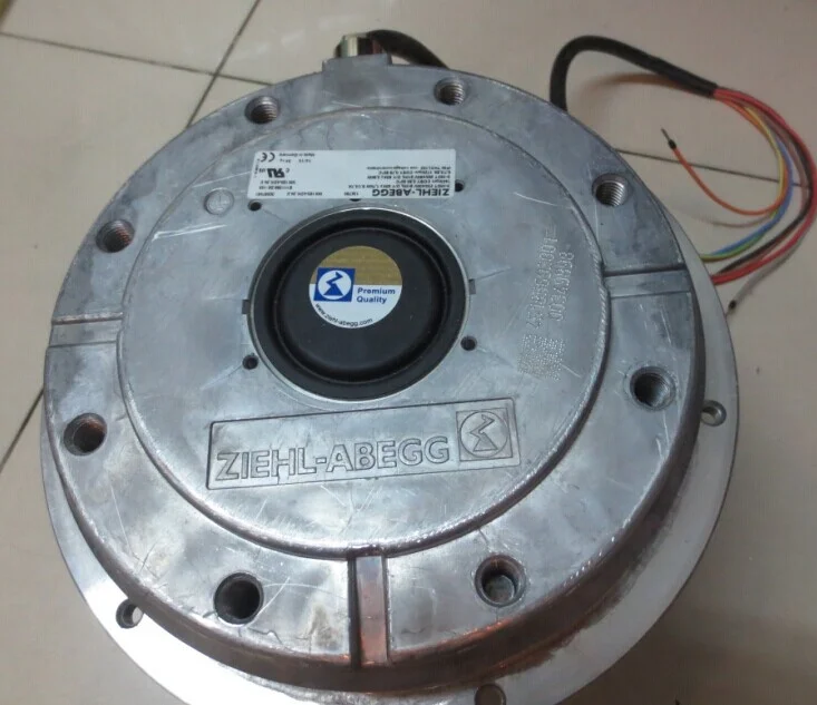 ZIEHL ABEGG 230V AC 1700W 1340RPM 8.1A 8500m3/h IP54 Air Compressor Motor YWF(K)166-4D120-E02 MK165-4DK.24.N