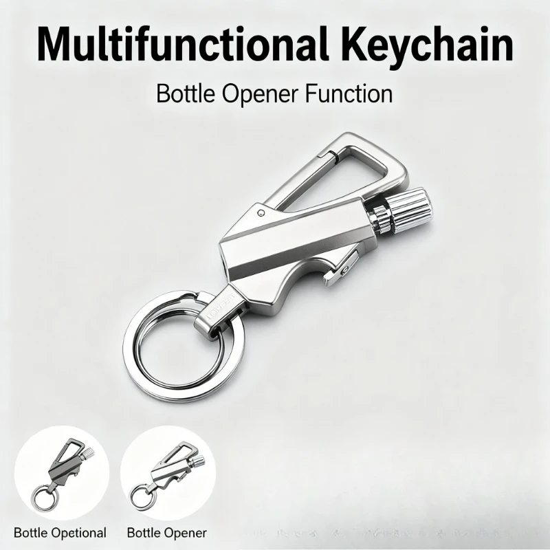 

Outdoor Survival Lighter - Waterproof Metal Multifunctional Camping Tool, Portable Windproof Igniter for Hiking & Emergency Use