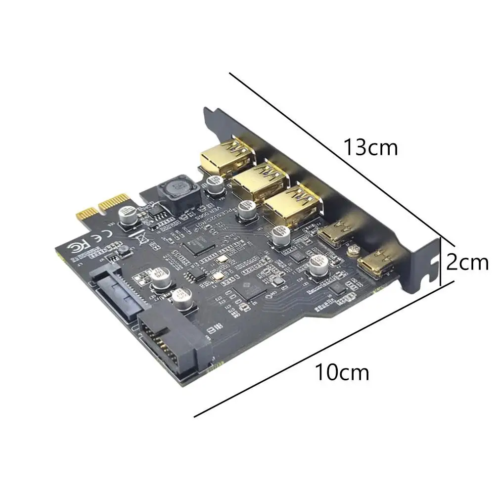 Typ C USB 3.2 Gen1 PCIE Card Hub USB 3.0 PCI Express Board PCI-E PCI E USB Adapter Multiplikator USB Controller Riser Karten