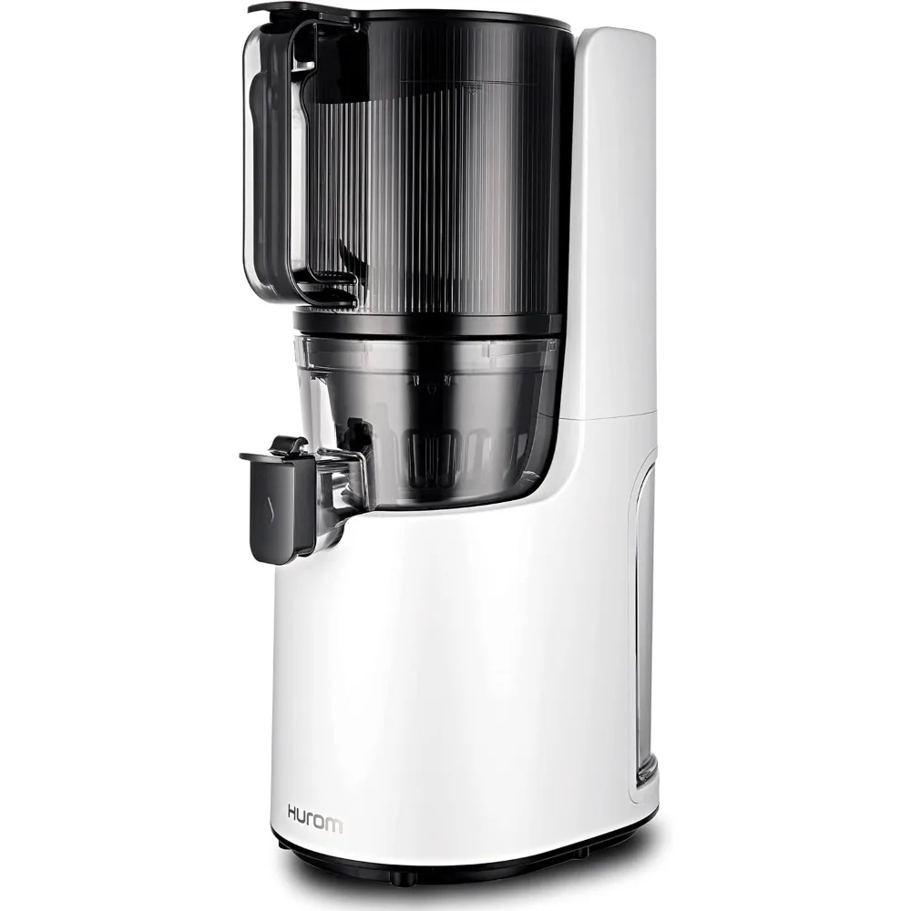 

Easy Clean Electronic Juicer Machine (White) - Self Feeding Slow Juicer W Big Mouth Hopper To Fit Whole Fruits & Vegetables