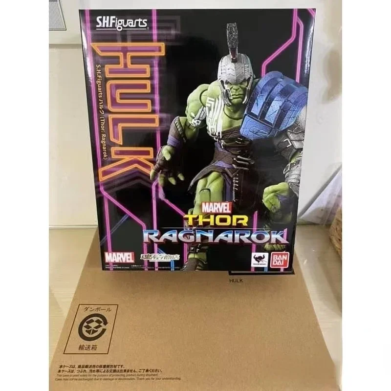 

В наличии Bandai Original S.H.Figuarts Marvel Thor 3, Thor Thunder Deluxe Edition, модель Халка, экшн-фигурка, коллекция игрушек, подарок
