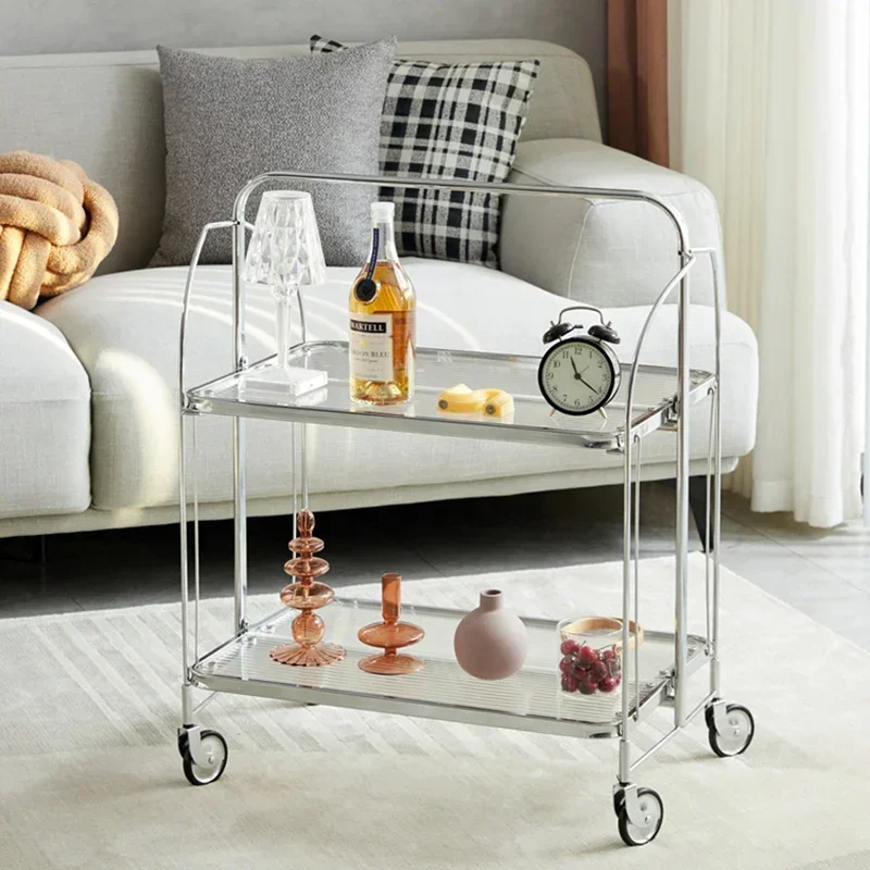 Trolley Beauty Salon Storage Cart Wheels Portable Aesthetics Barber Iron Auxiliary Cart Salon Laboratory Metal Carro Con Ruedas