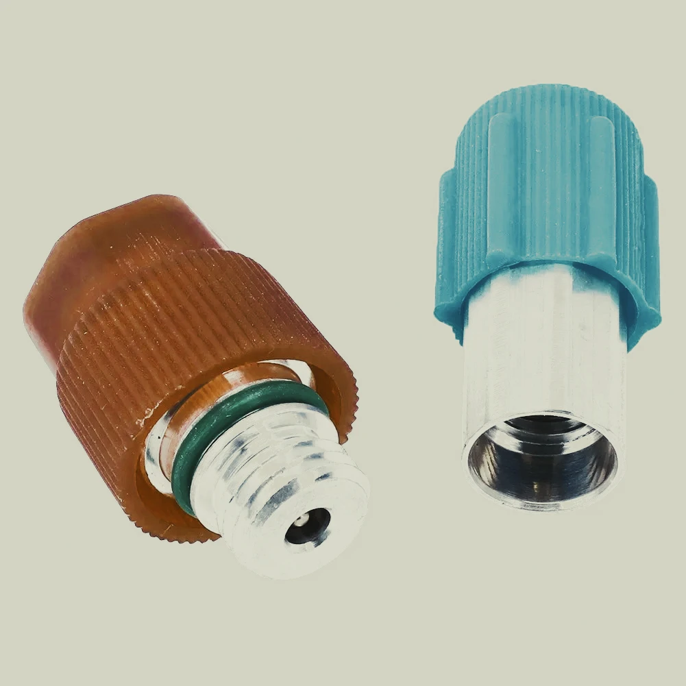 2PCS Air Conditioning Hd Nd Adapter Connections R134a For Ford Opel VW Seat Skoda Nd Adapter Und 357820795J 357820795H view 3