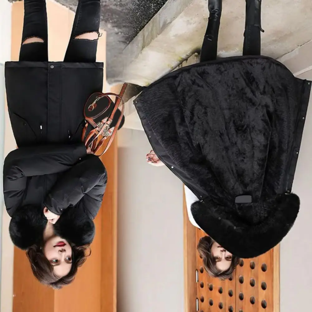 

Хлопковая куртка средней длины, женское пальто из полиэстера, женская парка на утолщенной флисовой подкладке, парка из искусственного меха с капюшоном, ветрозащитная хлопковая куртка-пуховик 2025