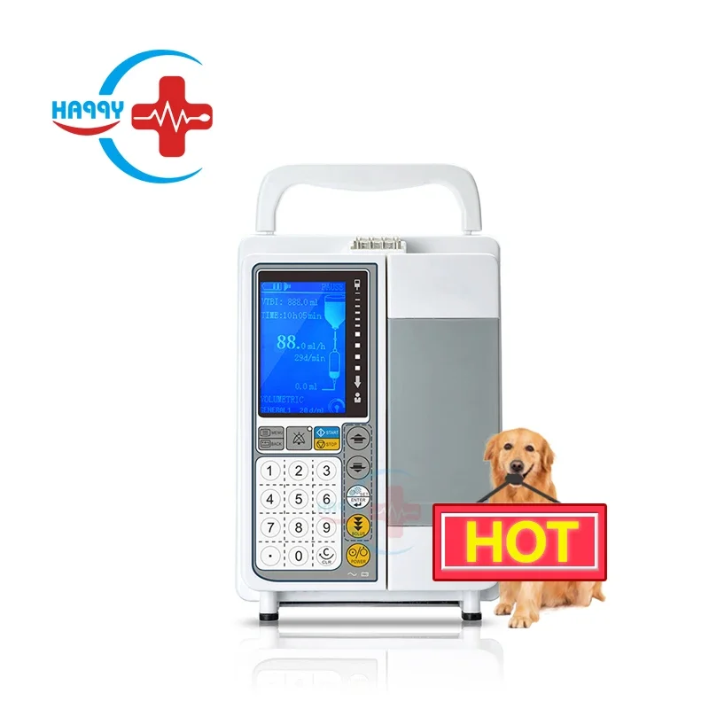 

HC-R003B hot sale pet clinic medical veterinary infusion pump for vet