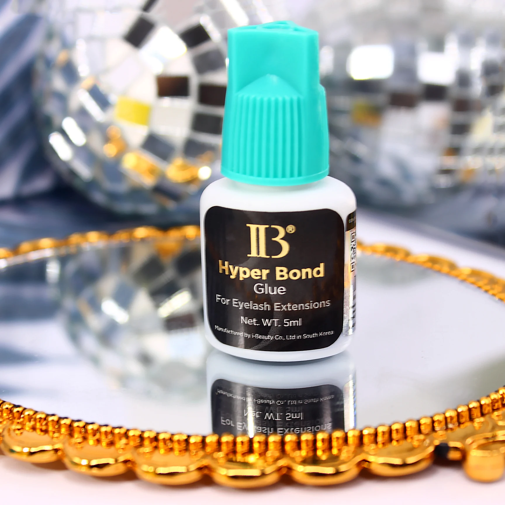 1 ボトル IBeauty ハイパーボンド接着剤偽まつげエクステンション IB 接着剤 0.5 秒速乾性長期的な韓国美容ショップ強力な供給