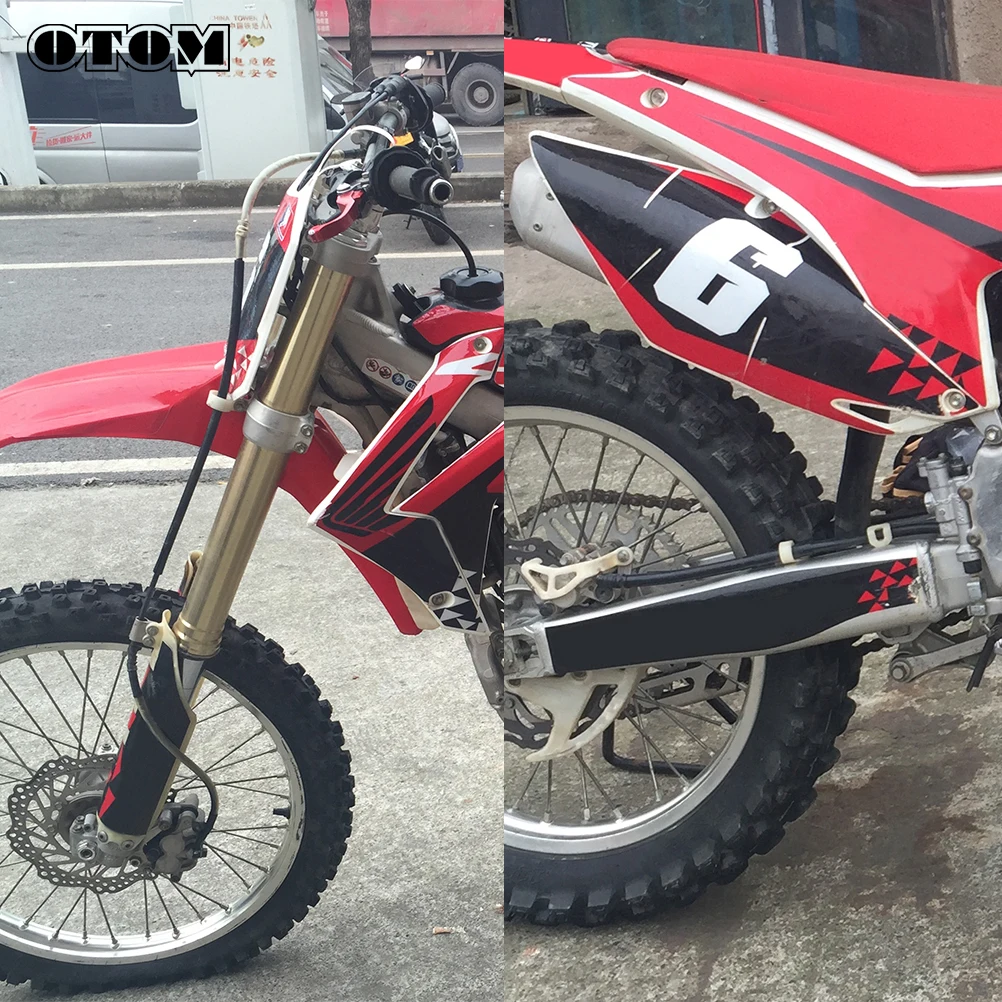 OTOM-Tube de frein de moto, câble de frein avant et arrière, tuyau d\'huile, ligne de tuyau tressée, HONDA, YAMAHA CR, CRF, YZ, YZF, 125, 250, 450,