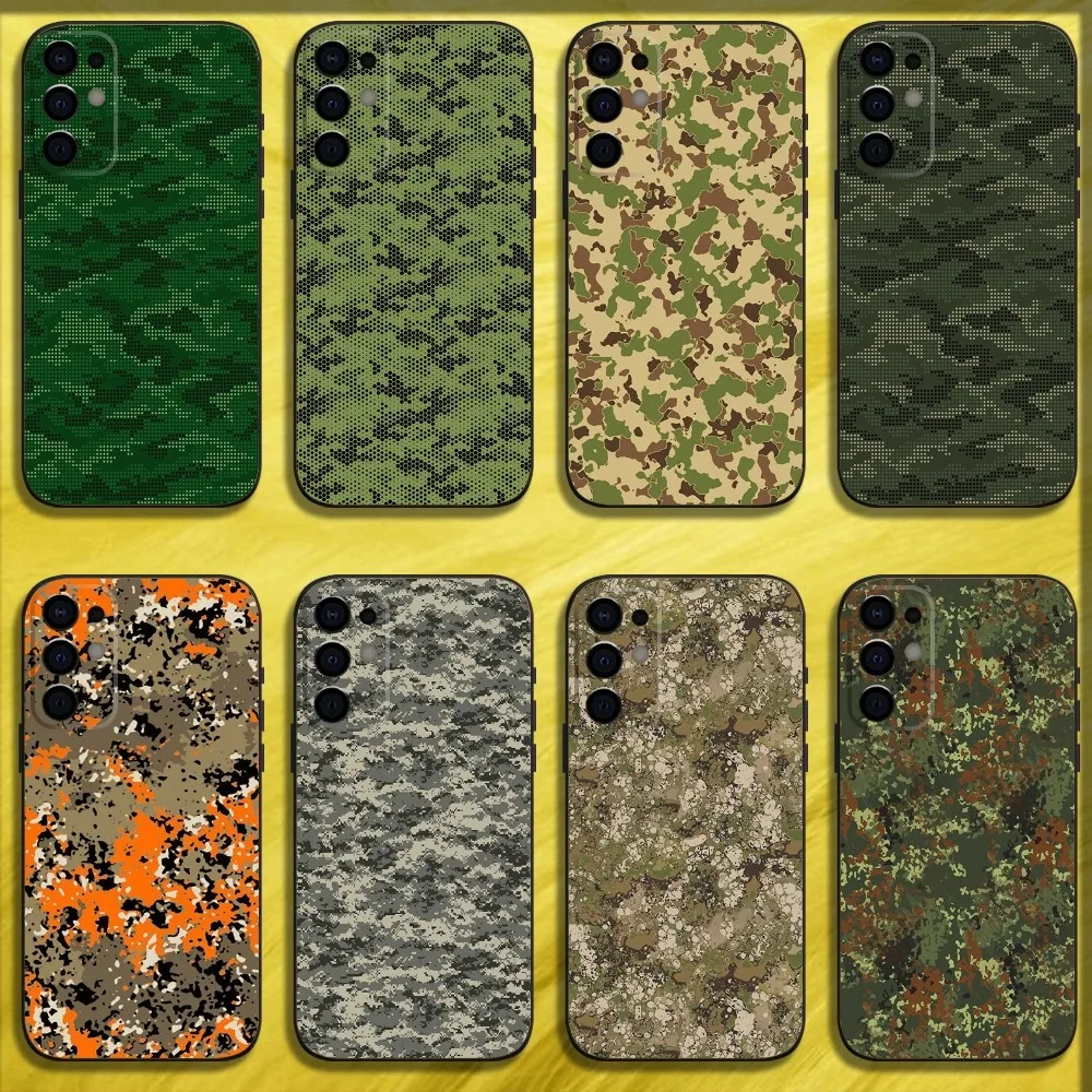 

Cool Military Camouflage Painting Phone Case For Samsung S24,S21,S22,S23,S30,Ultra,S20,Plus,Fe,Lite,Note,10,9,5G Black Cover