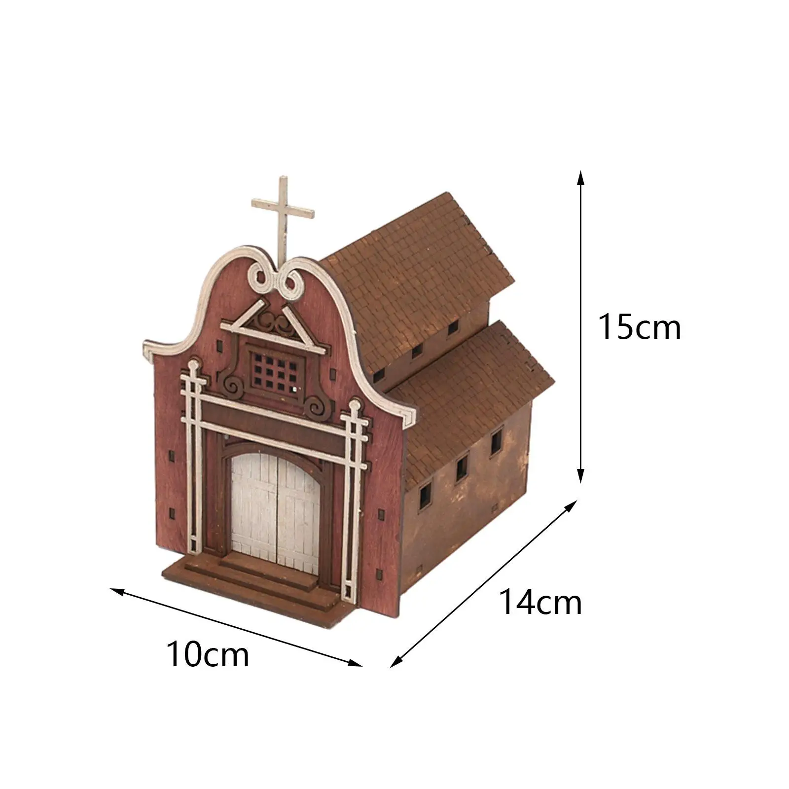 Edifici di modelli di architettura in scala 1:72 Kit fai da te Puzzle 3D Autoassemblare Rompicapo Edifici Casa per ragazzi Ragazze Regalo