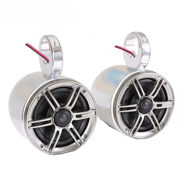 Boat Wakeboard Tower Waterproof Single Bullet Marine Speaker (in Pair)
