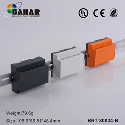 Relay Housing Electrical Box Industrial Control Box DIN Rail Housing PLC Module Controller Box BAHAR ENCLOSURE BRT 80034