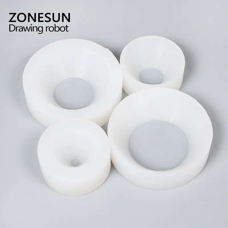 Zonesun Topi Meniduri Chuck Tutup Botol Pengadopsi dari Capping Mesin Silikon Mesin Capping Chuck 10-50 Mm Anti-Wear