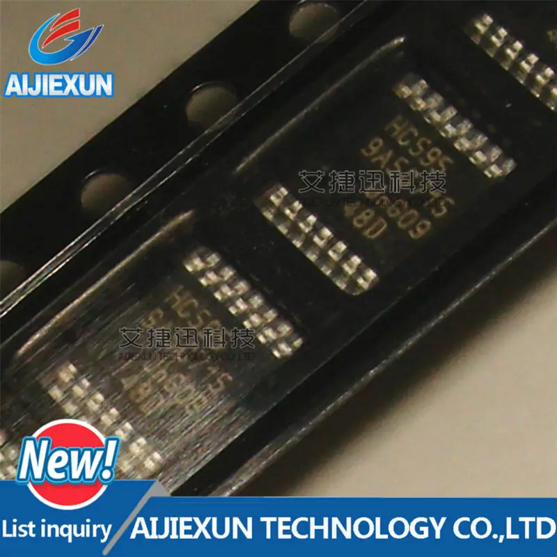 100Pcs 74HC595PW TSSOP16  8-bit serial-in, serial or parallel-out shift register with output latches; 3-state New and original