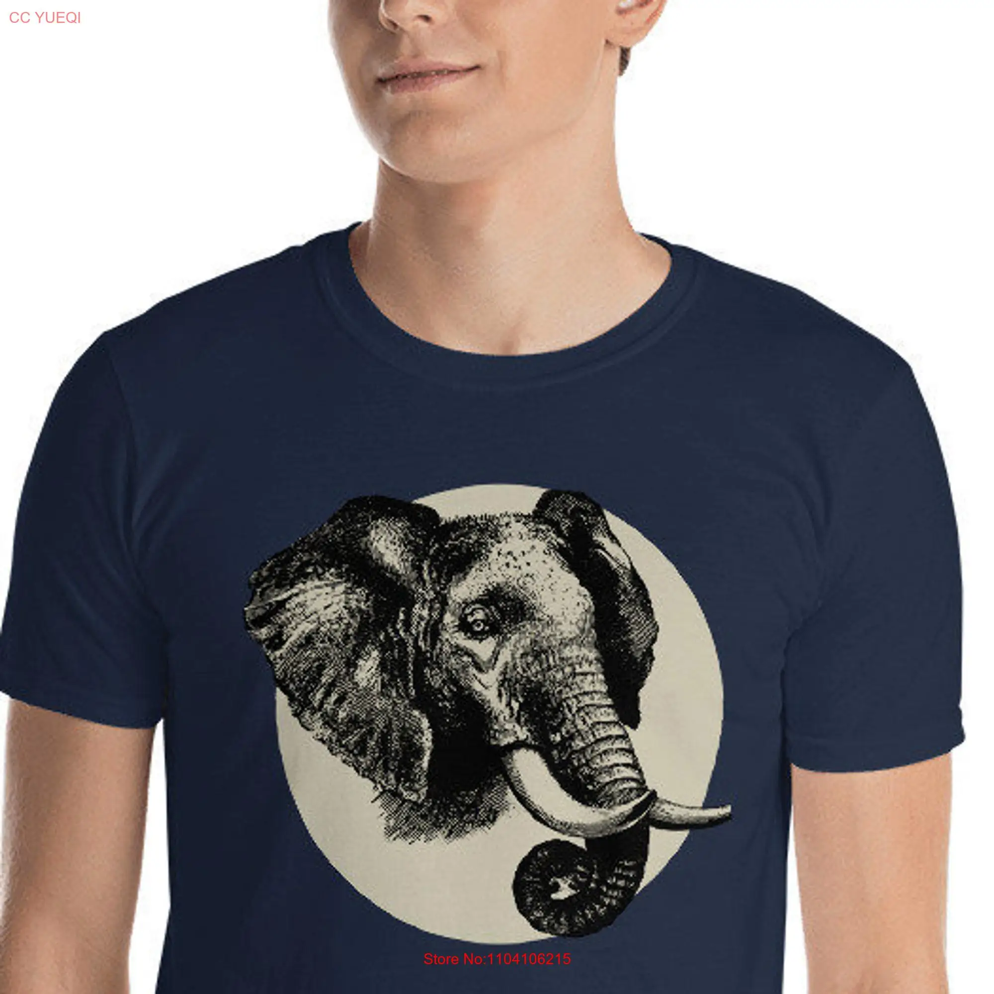 Endangered Species African Elephant  T Shirt long or short sleeves