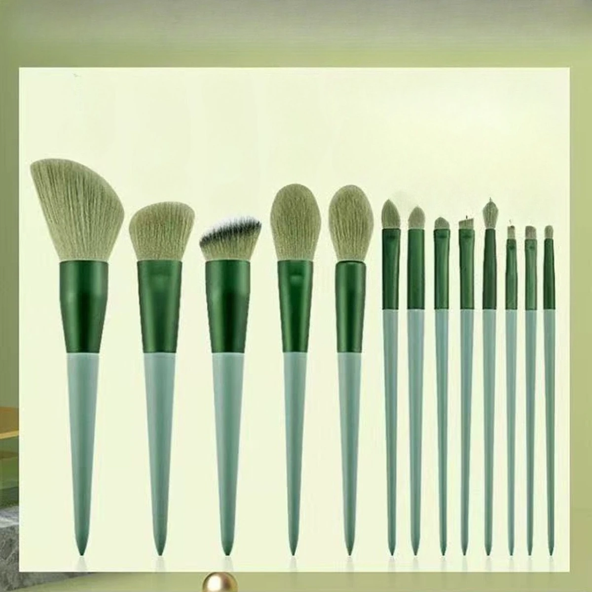 13 PCS Makeup Brushes Set Face Eyes Make Up Brush EyelashEyebrow Eyeliner Foundation Powder Blush Highlight Lips Brush