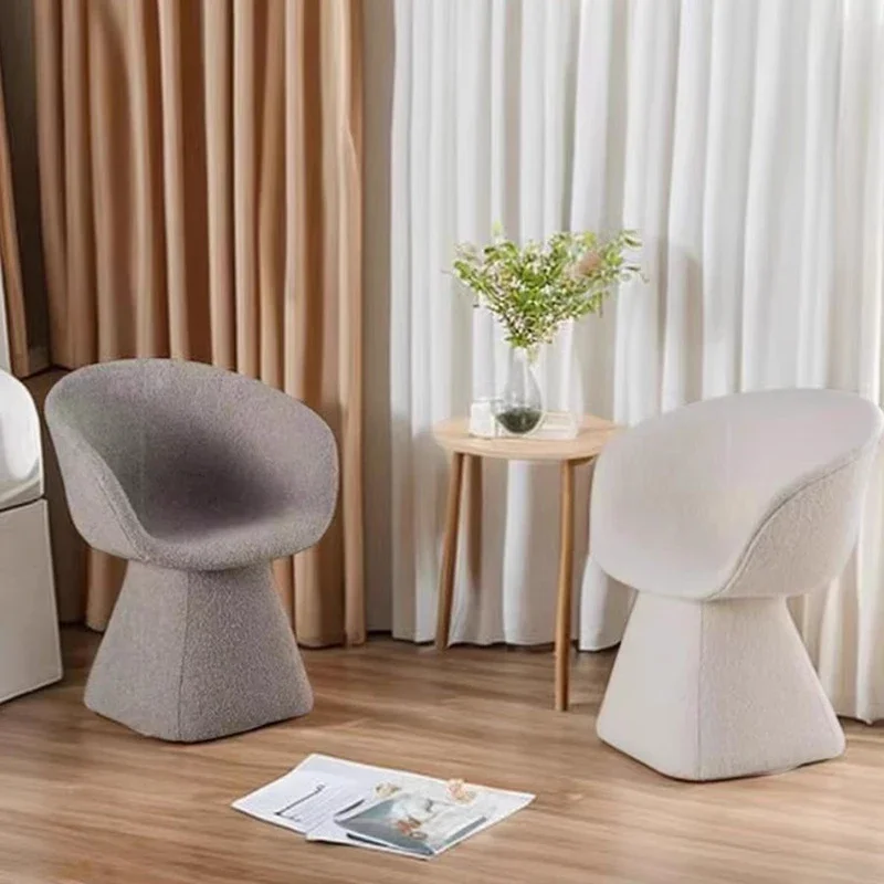 Japan Elegant Stool Chair Design Armrest Pouf Makeup Stool Nordic Style Home Shoe Designer Meuble Salon Space Saving Furniture