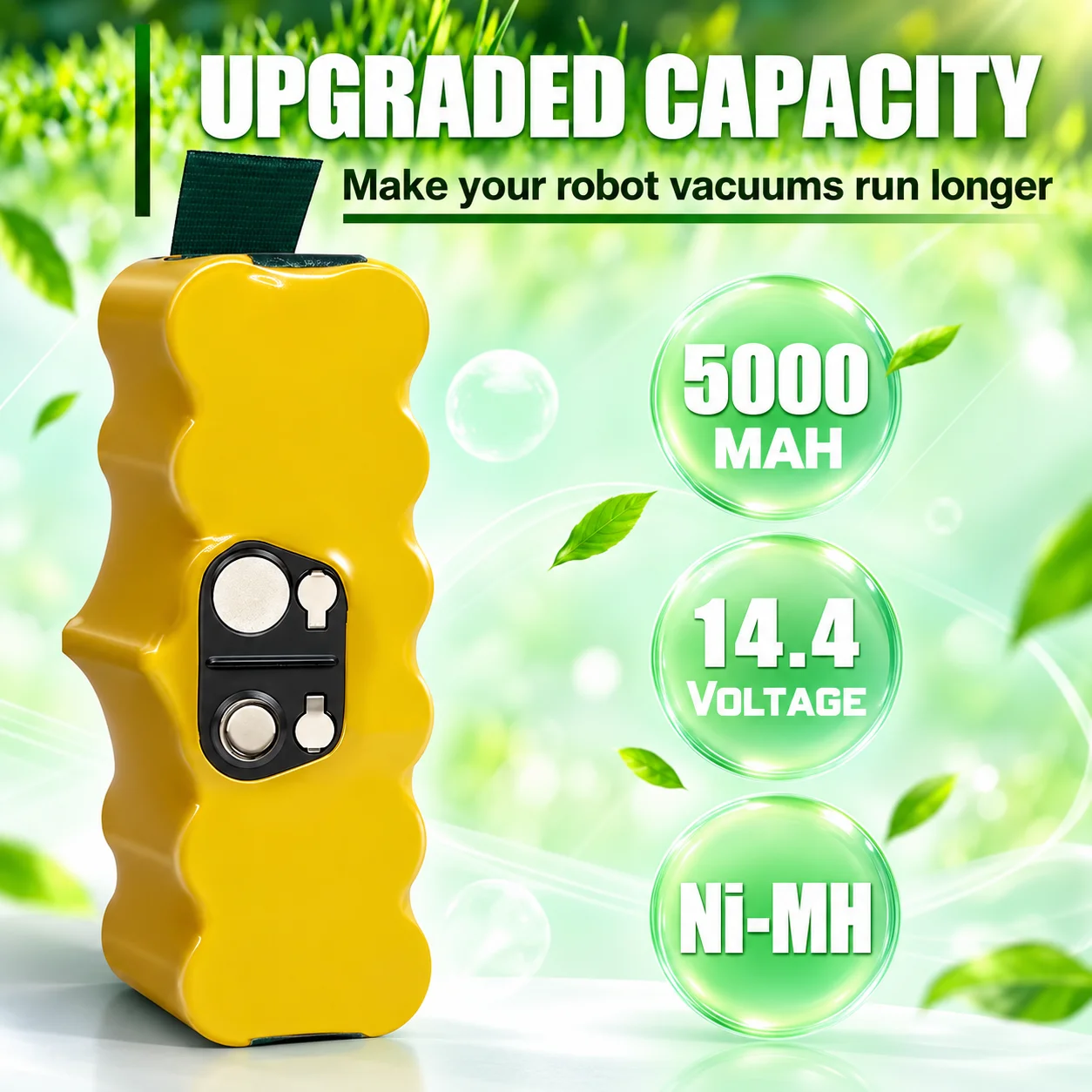 14.4V 5000mAh Battery for IRobot 500 600 700 800 900 Series Battery for IRobot Roomba14.4 V 620 650 770 780 580