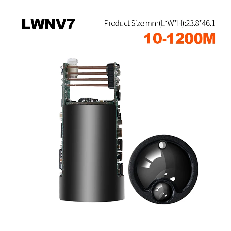 Nohawk Mini Laser Distance Meter Embedded Solid Laser Sensors Laser Range Finder Module Sensor