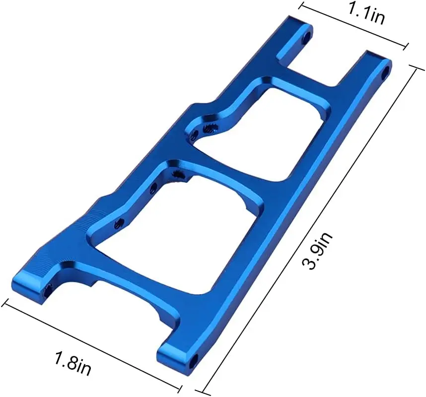 Esilun Front/Rear Aluminum Heavy Duty Suspension Arms for Traxxas 1/10 Slash 4x4 4WD Stampede 4x4 Upgrade Replacement of 3655