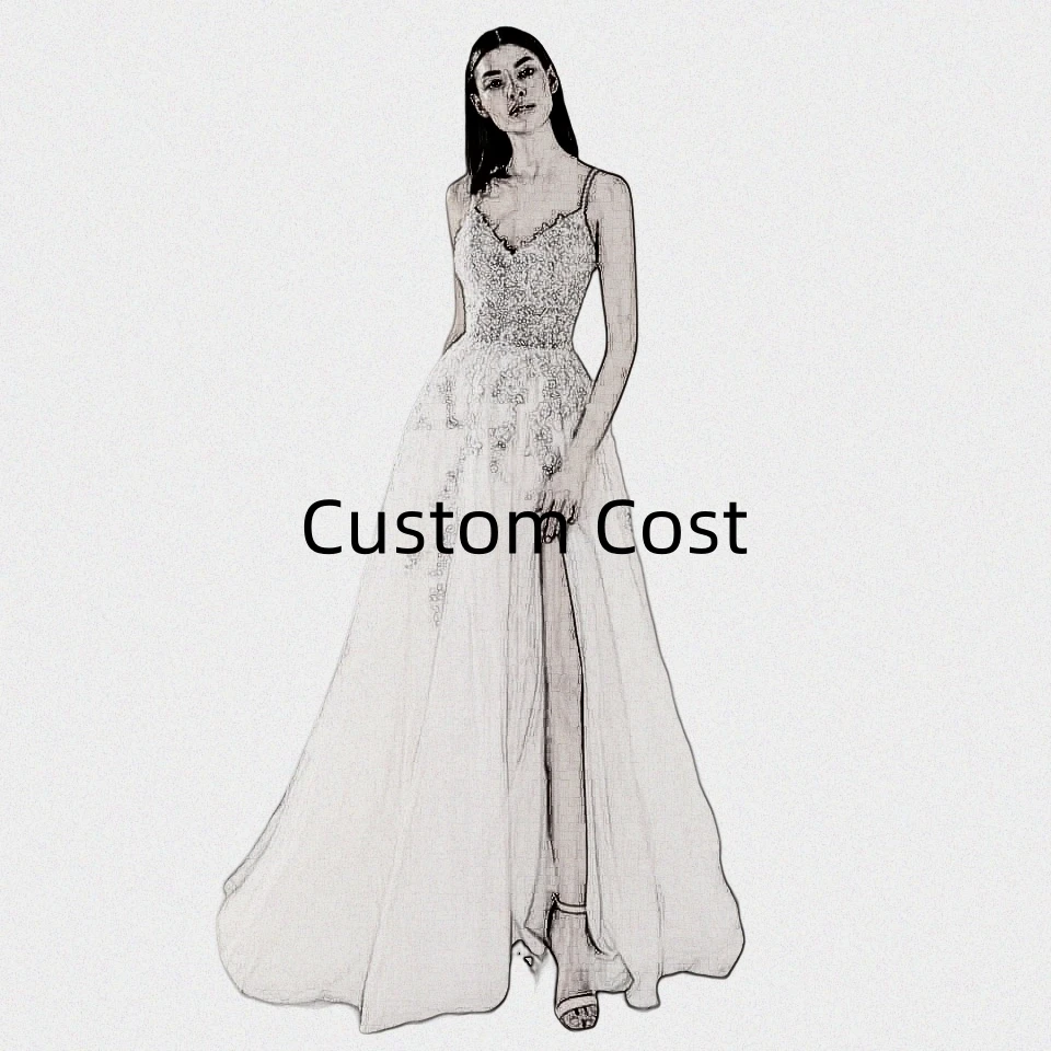 

Vestido De Noiva V-Neck Wedding Dress Custom-made Plus Size Vestidos De Novia Bridal Tulle Mariage