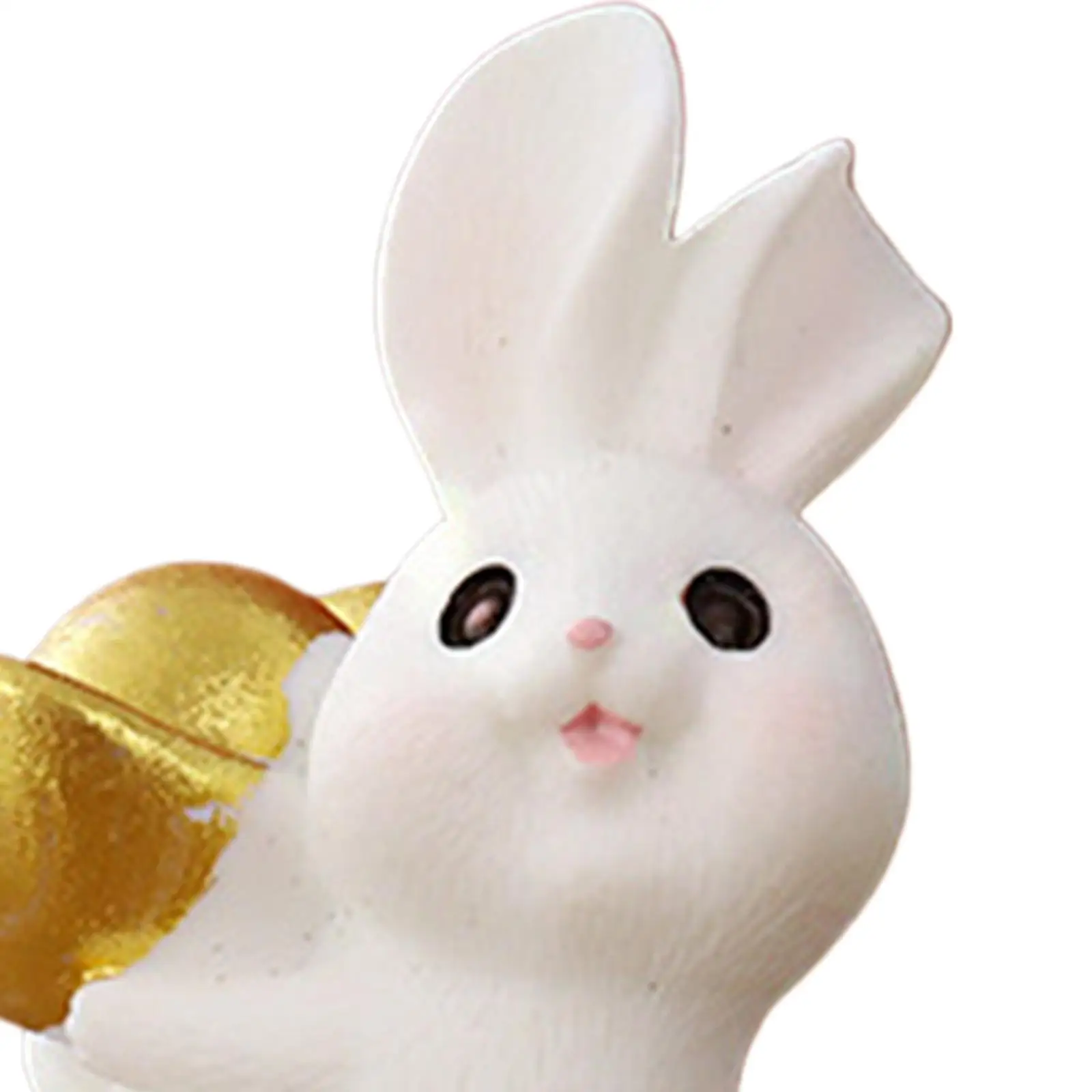Microcosm Rabbit Ornament Statue Tradition Adorable for Tabletop Office Home