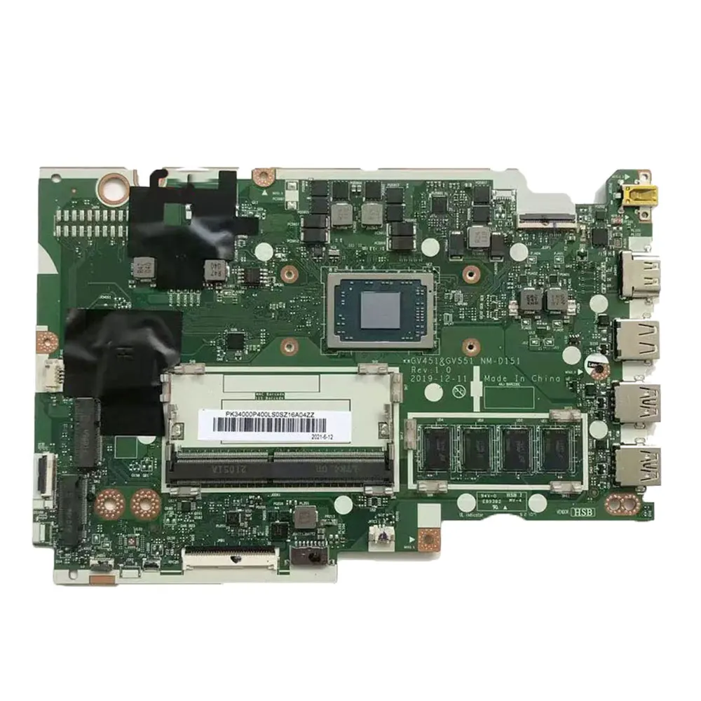 Imagem -04 - Laptop Motherboard para Lenovo Ideapad Gv451 Gv551 Nm-d151 Ideapad V14-ada V15-ada V17-ada05 R33250 R5-3500 R7-3700 Cpu 4gb de Ram