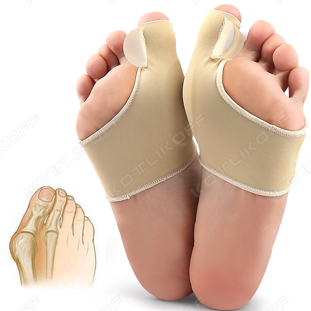 KOTLIKOFF Bunion Corrector Toe Separator Big Toe Straightener Hallux Valgus Orthotic Protective Sleeve Sock Feet Care Tool
