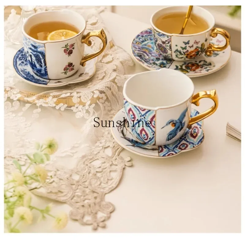 Ceramic coffee cup gift box birthday gift souvenir high-end exquisite cup saucer afternoon tea