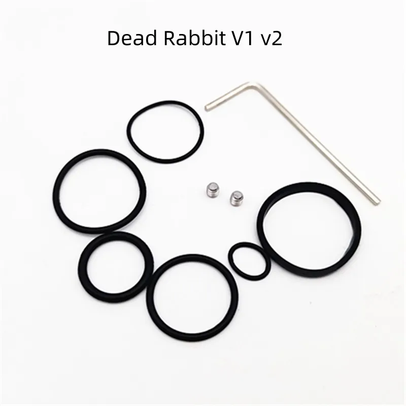 1Pack  Silicone Seal Ring for Dead Rabbit V1 V2 / V3 / Fat Rabbit Solo / RTA Machine Accessories Black Colors