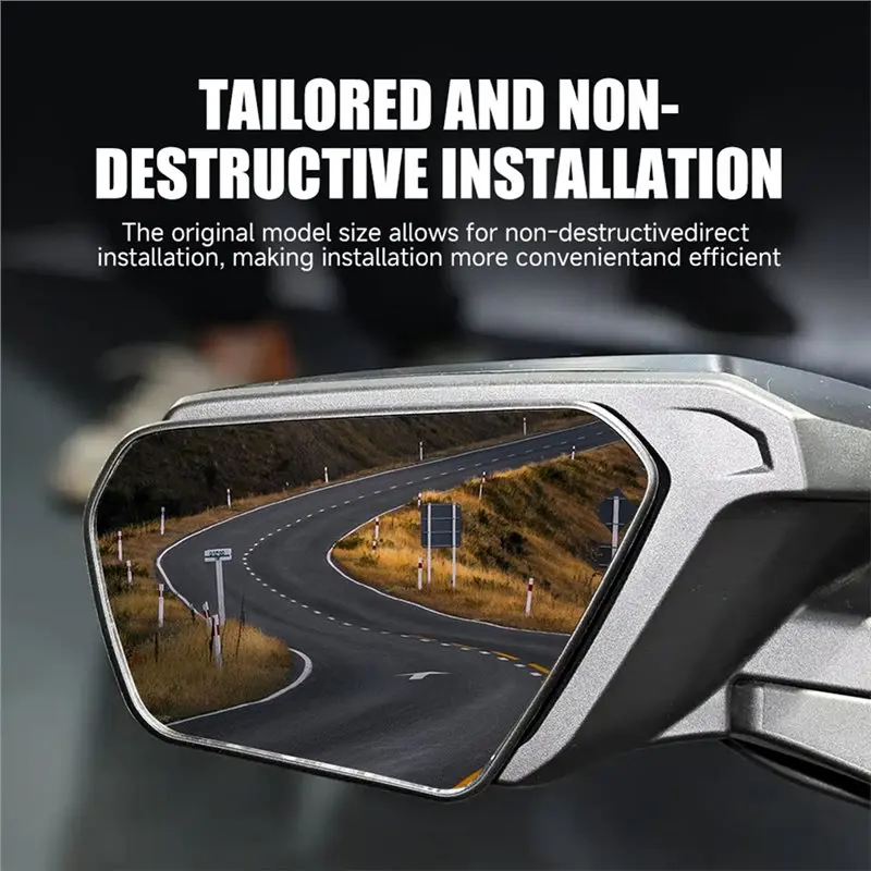 Motorcycle HD Rearview Mirror Waterproof For Honda GL1800 2018-2025 Gold Wing GL 1800 Reflector