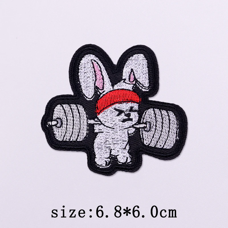 Kleine gelbe Ente Stickerei Patches für Kleidung Hip Hop Tier Patch Eisen auf Patches auf Kleidung schmelzbaren Patch Aufkleber Abzeichen
