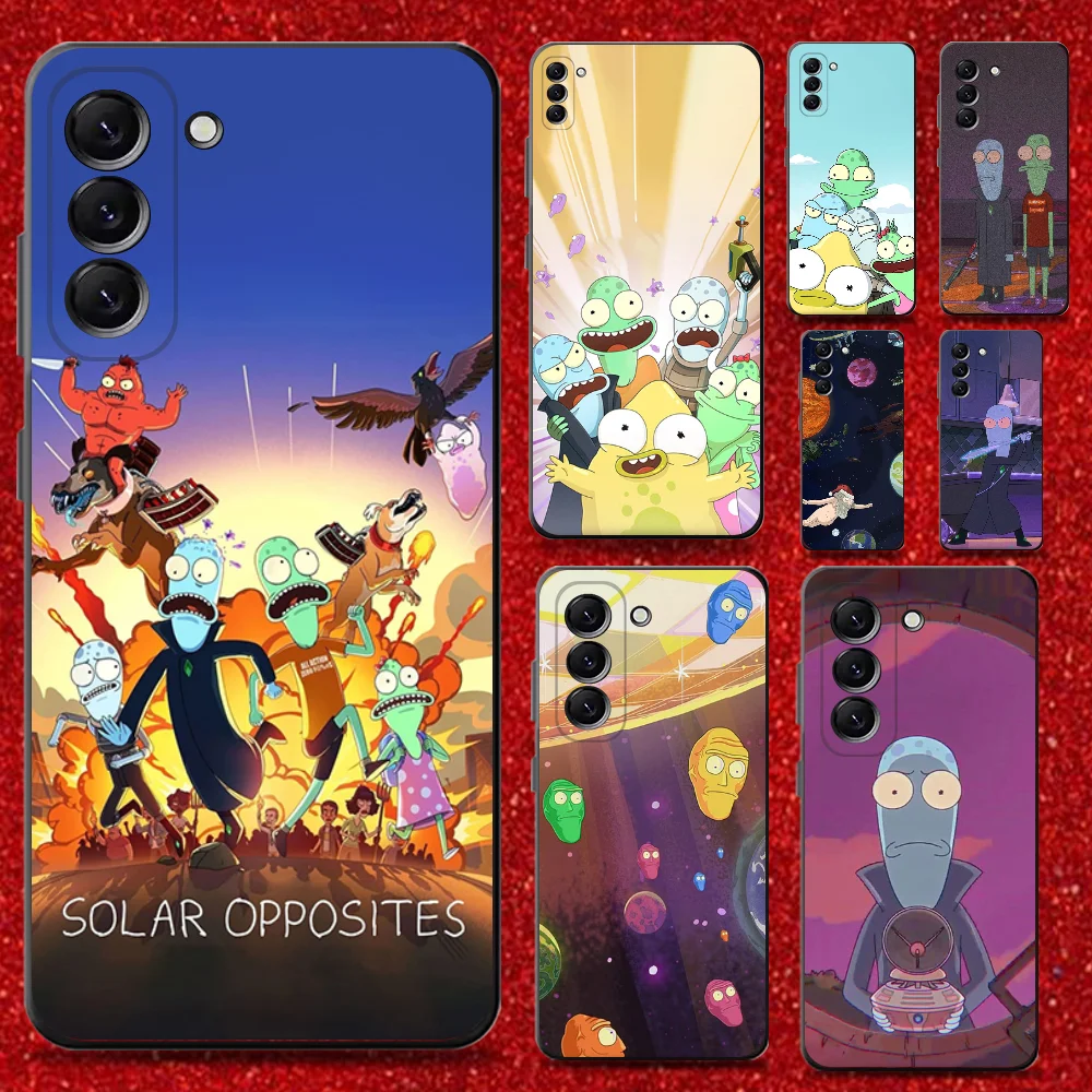

S-Solar O-Opposites S-Season Phone Case For Samsung Galaxy A13,A21s,A22,A31,A32,A52,A53,A71,A80,Soft Black Shell