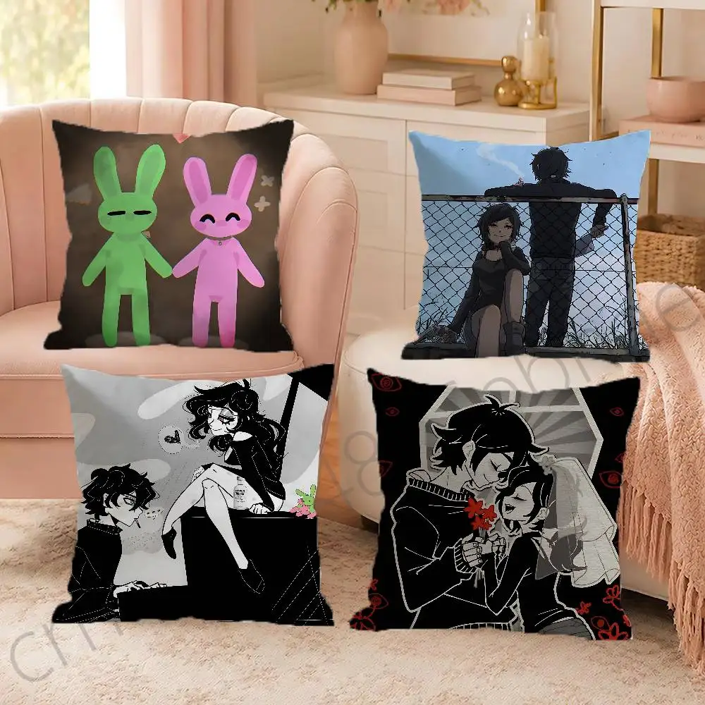 FOR The Coffin of Andy and Leyley Pillow Cover Sofa cushion cover room Home dormitory decoration Warm Winter Cushion Cover