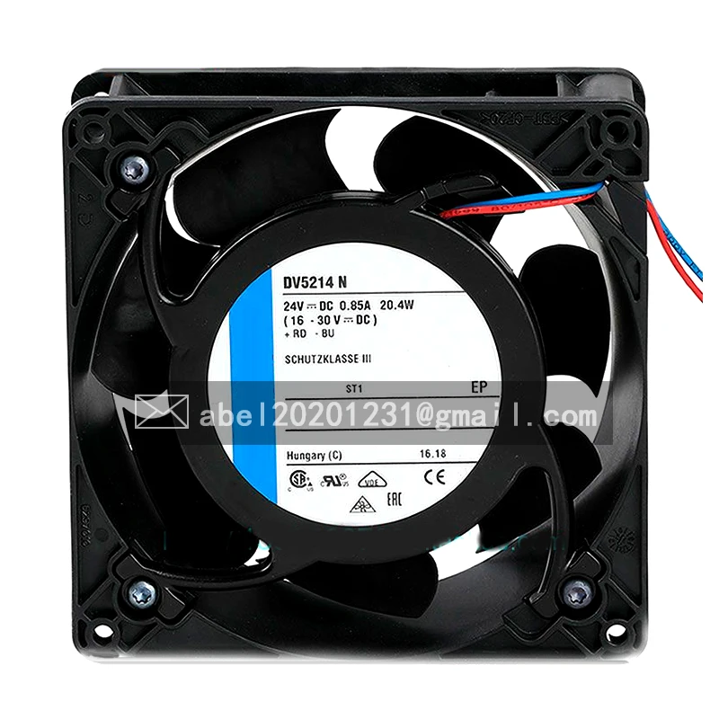 

BRAND NEW DV5214N DV 5214N DC 24V 960MA 23.1W INVERTER COOLING FAN COOLER 127*127*38MM 12738