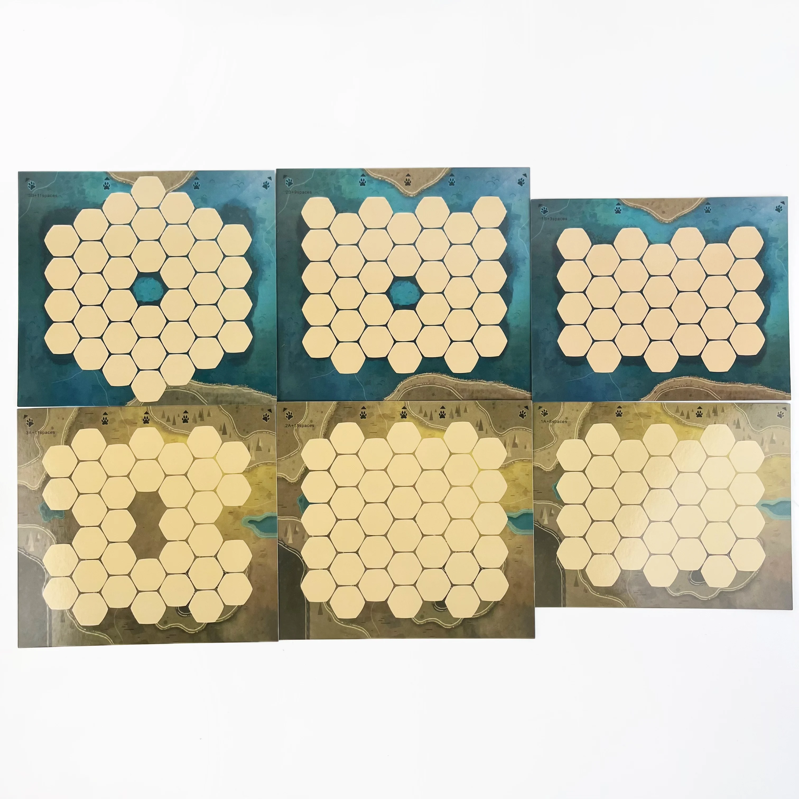 Accesorios para juegos Paquete de expansión de mapas Harmonies | Juego de 6 Tableros de Juego Nuevos | Requiere el juego base para jugar | Añade variedad y estrategia