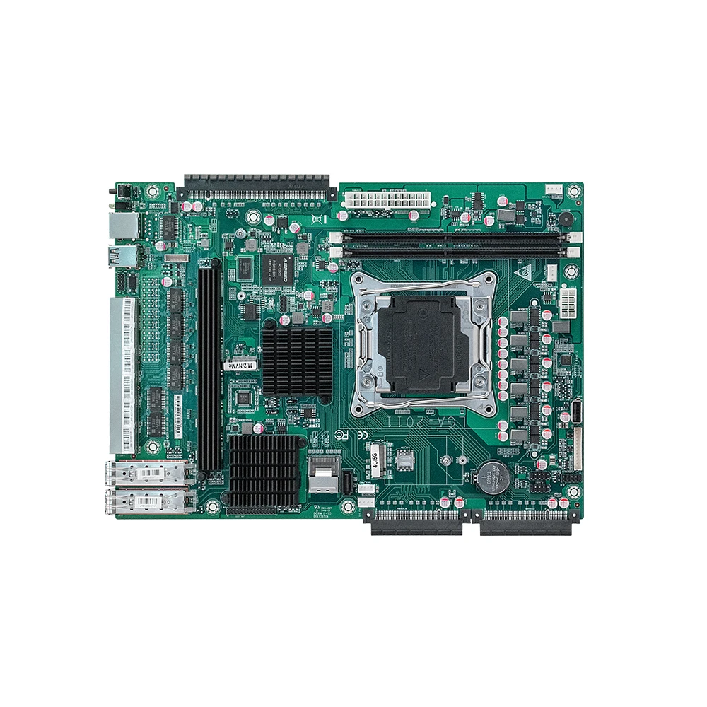Shineman Optic Ports 10GbE SFP+ C612 Motherboard for XEON E5 V3/V4 CPU Router Firewall DVR Network OEM/ODM DDR4 New Server
