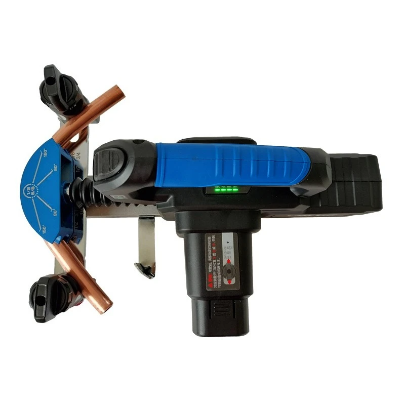 Cordless VEB-1 Electric Copper Tube Bender with Lithium Battery, Automatic Pipe Bending Machine for HVAC and Refrigeration