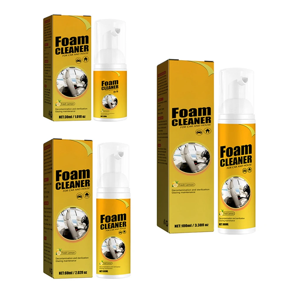 Multi-purpose Foam Cleaner Cleaning Agent Automotive Car Interior Seat Steering Decontamination Home Cleaners