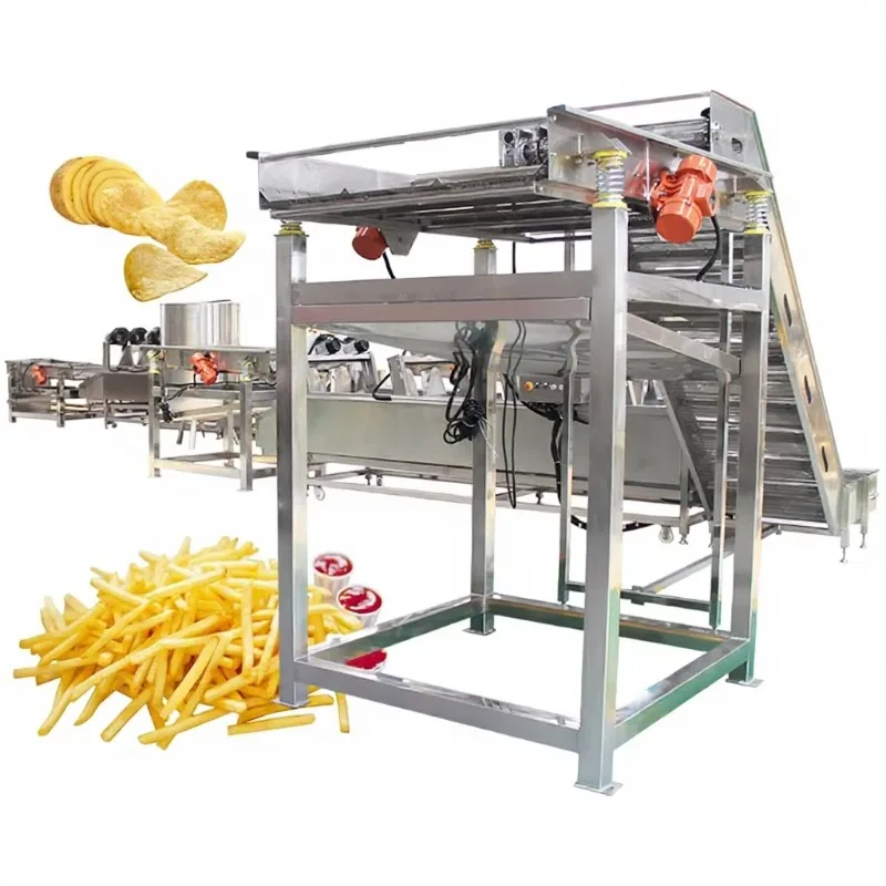 【Más Vendido】Freidora Industrial Sin Aceite de 500 kg/h para Papas Fritas, Pringles y Otros Productos de Patata