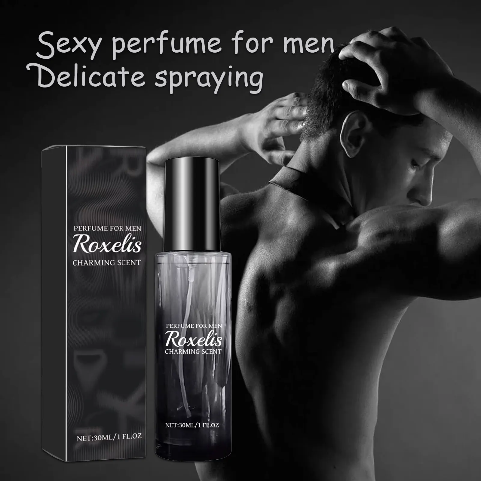 

Roxelis 30ML Men's Perfume, Niche Long Lasting Fragrance, Refreshing Sage Scent, Portable for Travel, Work & Daily Use