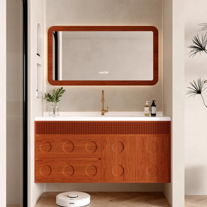 

European Wash Bathroom Cabinet Hanger Vanity Sink Wall Bathroom Cabinet Mirror Organizer Mueble Organizador Home Accessories
