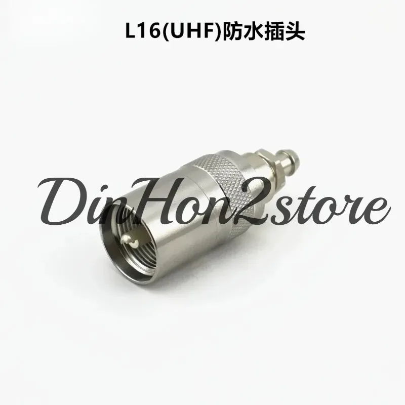 L16 UHF waterproof plug flaw detector probe wire connector water immersion probe cable stainless steel connector