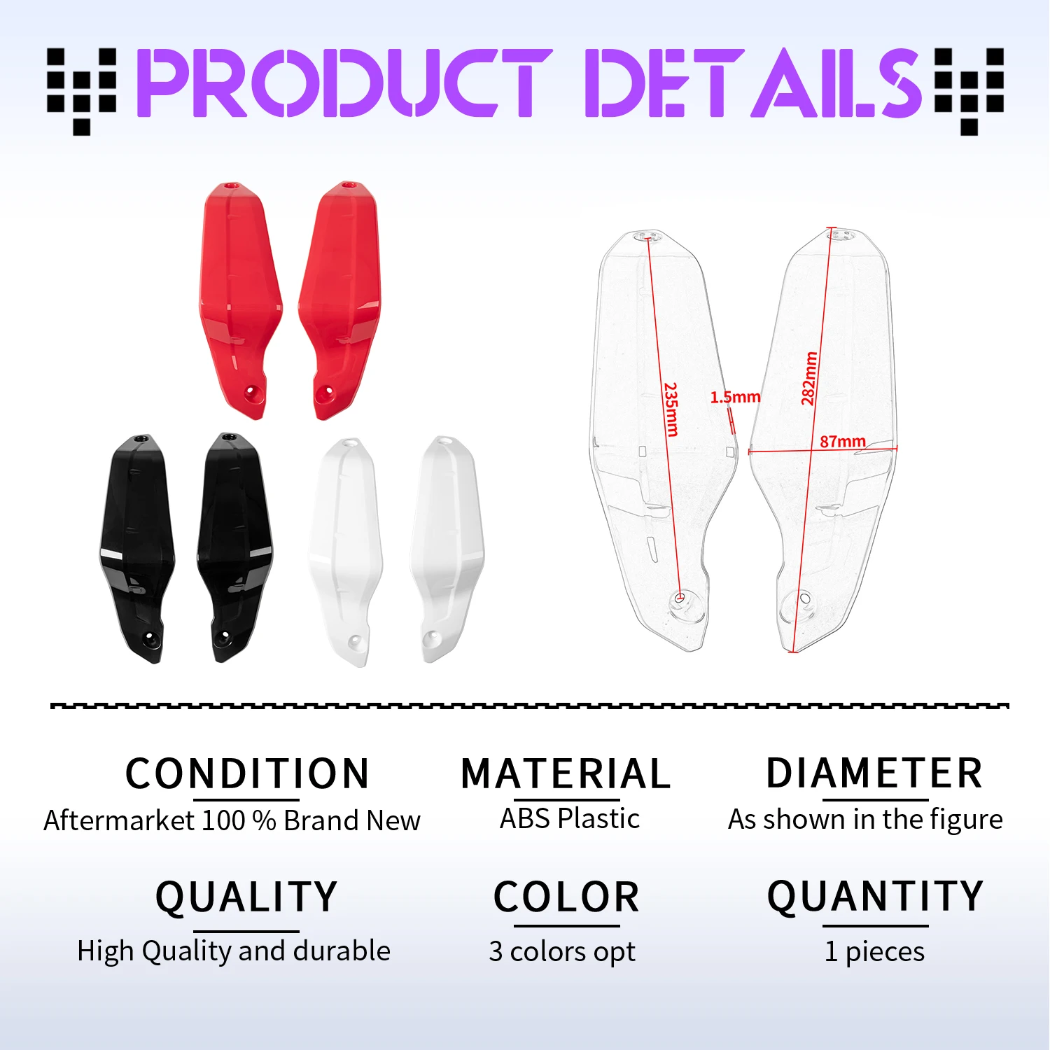 Handguard Hand Guard Screen Shield Cover For Honda Africa Twin Adventure Sports 2020 2021 2022 2023 2024 X-ADV 750 2021