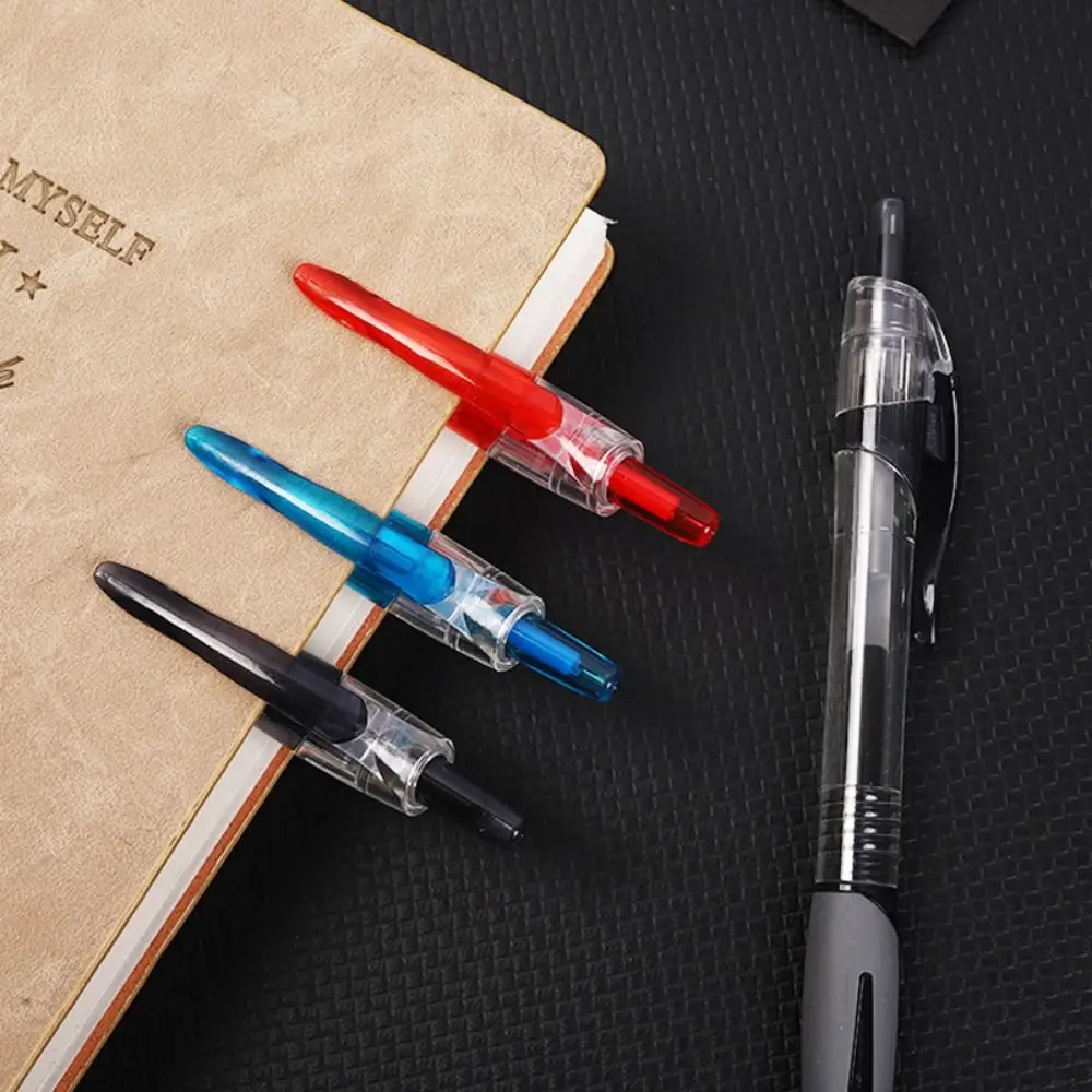 Multifunction Black/Red/Blue Retractable Pens Examination Signature Ink Ballpoint Pen Large Capacity Writing Gel Pens Stationery