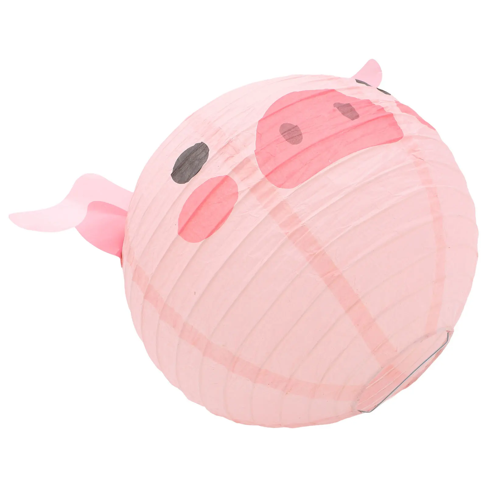 

Cartoon Animal Paper Lantern Hanging Decoration Pig Design Kids Diy Craft Birthday Party Festival Supplies Indoor Outdoor