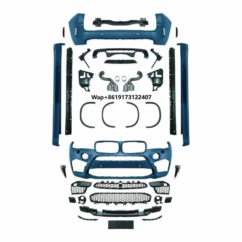 

Factory Sale Car Body Kit for X5 F15 2013 2014 2015 2016 2017 2018 Upgrade X5M Style Front Rear Bumper Side Skirts