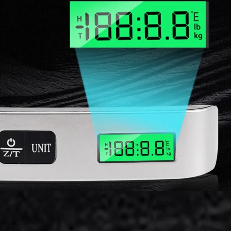 Portable Handheld Hanging Scale. Luggage Weight Scale 110 Lb/50kg Electronic Luggage Travel Weighing. Does Not Include the Batte